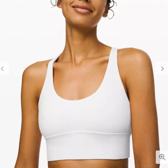 🚫SOLD🚫 Lululemon Free to Be Moved Bra Medium Support, A/B Cup White 2 - Picture 2 of 6